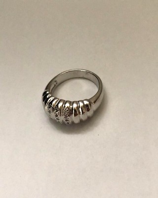 Ladies Ring in 925 Sterling Silver Size P